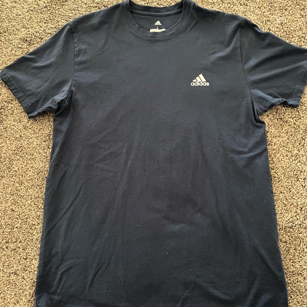 Adidas Men's Dark Blue Tee